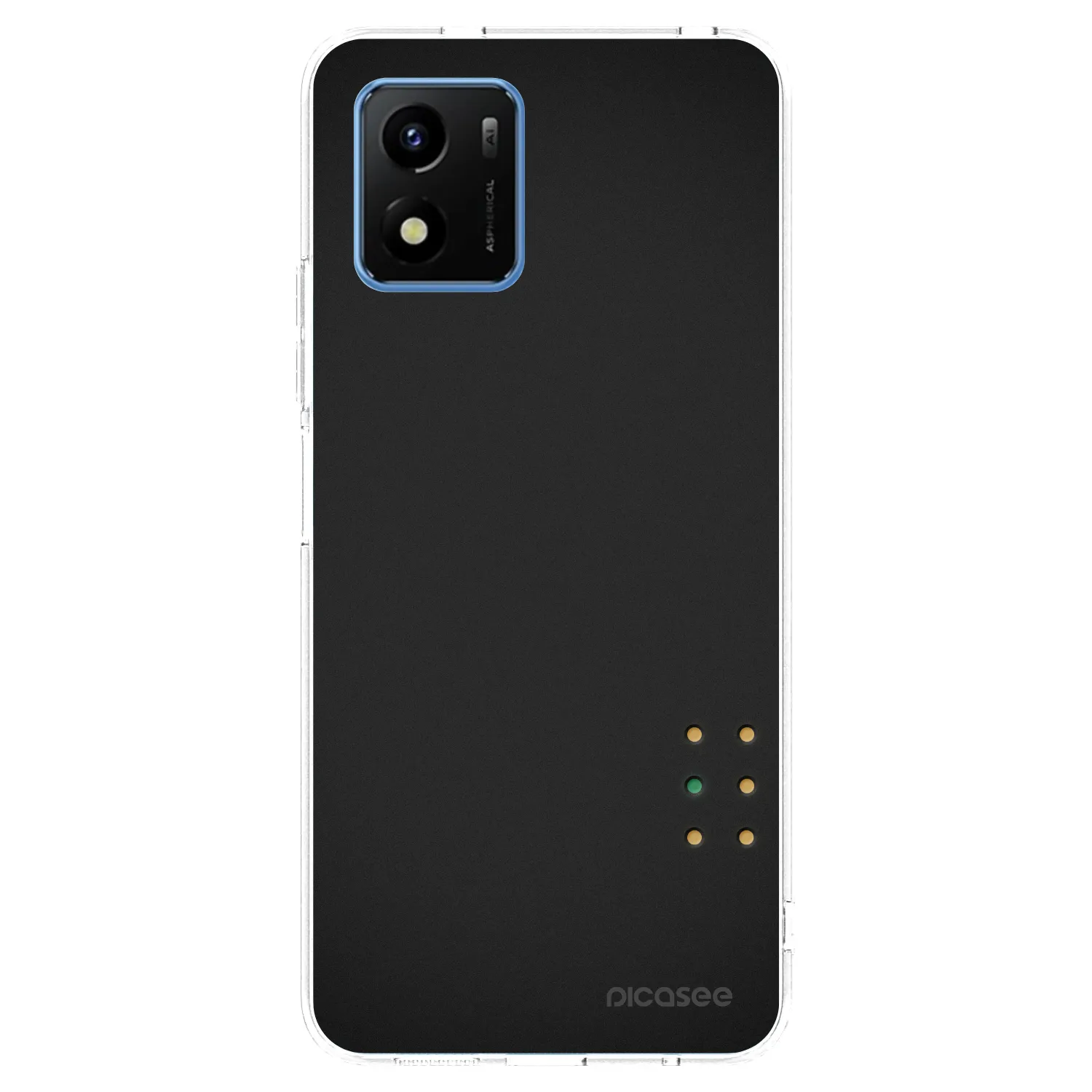 Picasee silikónový prehľadný obal pre Vivo Y01 - Pulse
