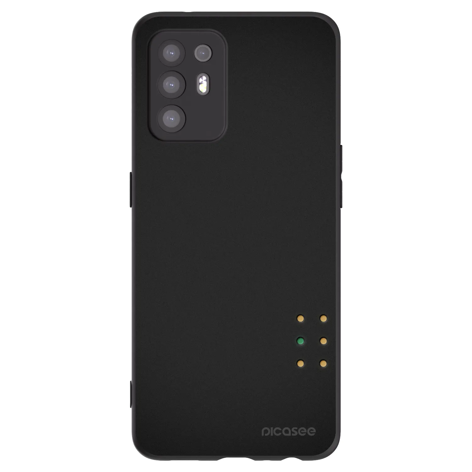 Picasee silikónový čierny obal pre OPPO A94 5G - Pulse