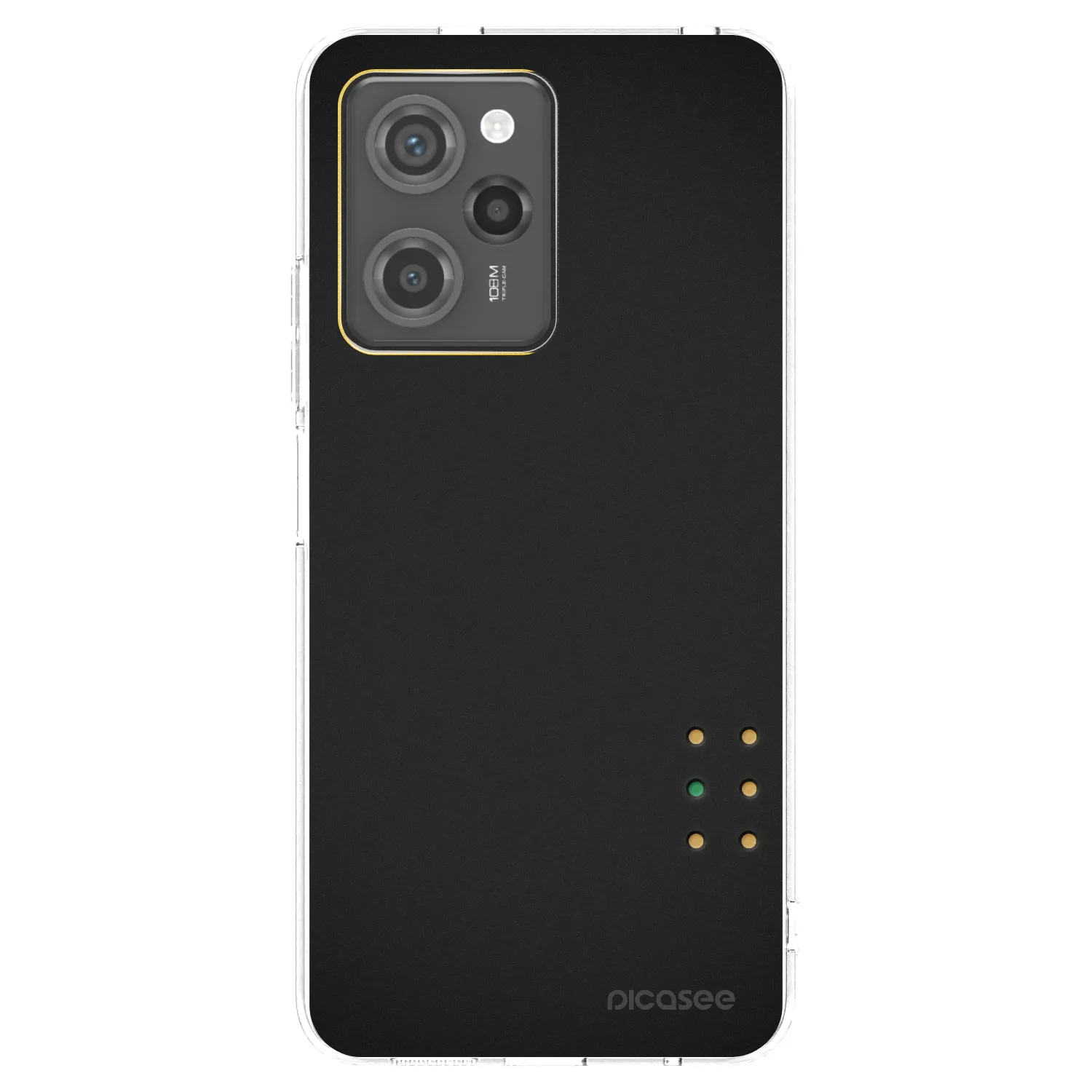 Picasee silikónový čierny obal pre Xiaomi Poco X5 Pro - Pulse