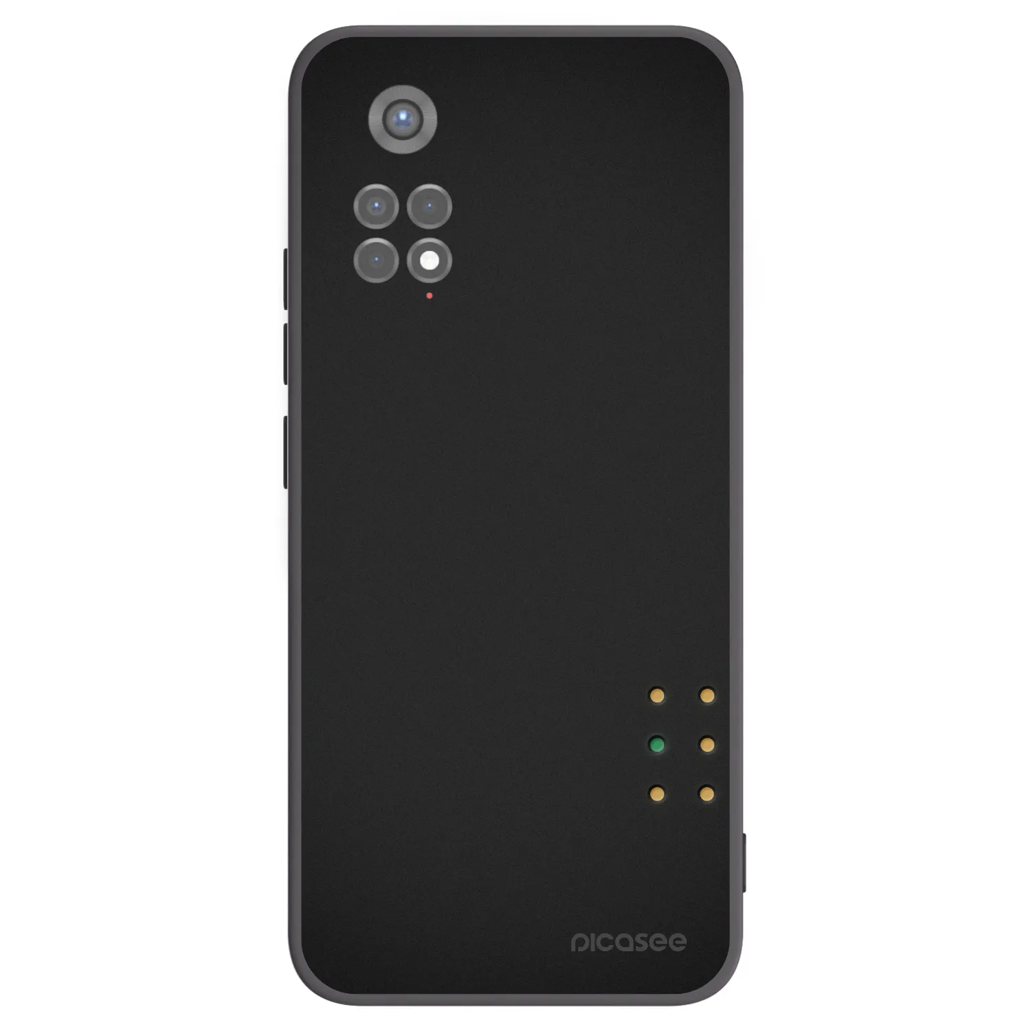 Picasee silikónový čierny obal pre Xiaomi Redmi Note 11S 5G - Pulse