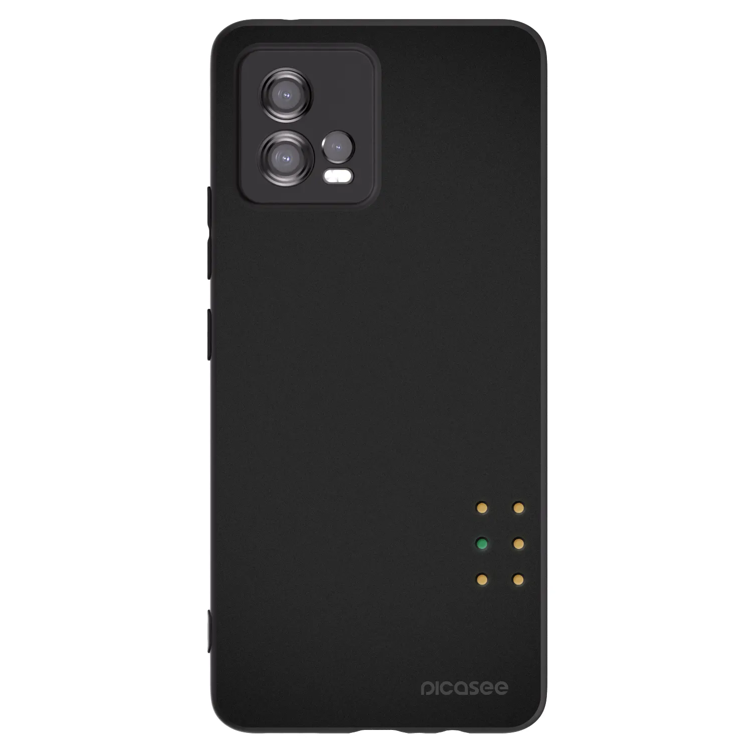 Picasee silikónový čierny obal pre Motorola Moto G72 - Pulse
