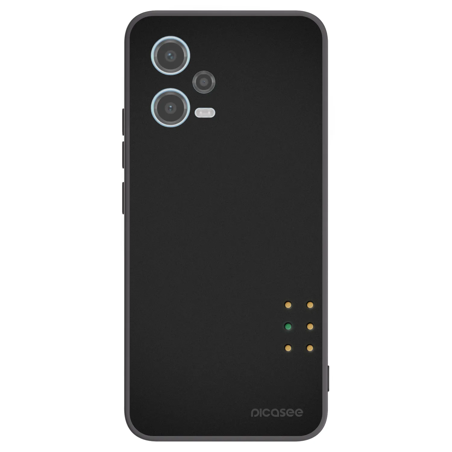 Picasee silikónový čierny obal pre Xiaomi Redmi Note 12 5G - Pulse