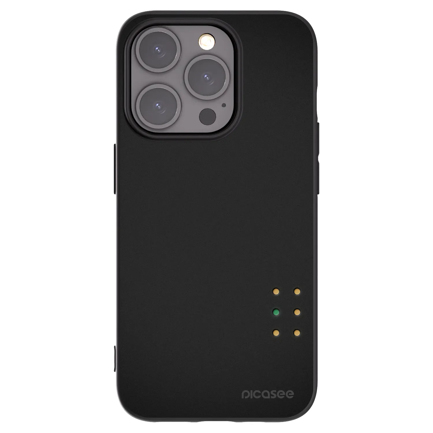 Silikónový čierny obal pre Apple iPhone 15 Pro - Pulse