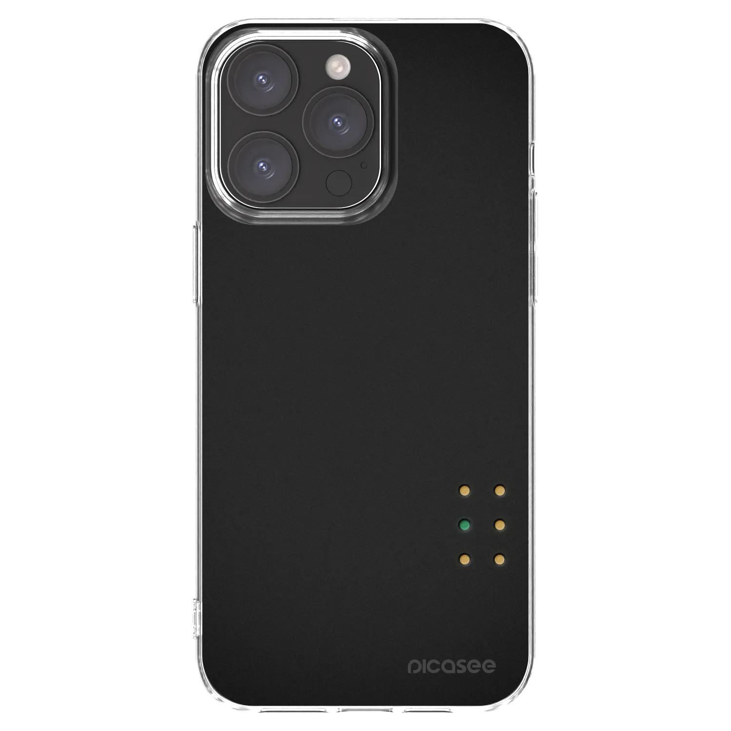 Picasee silikónový prehľadný obal pre Apple iPhone 15 Pro Max - Pulse