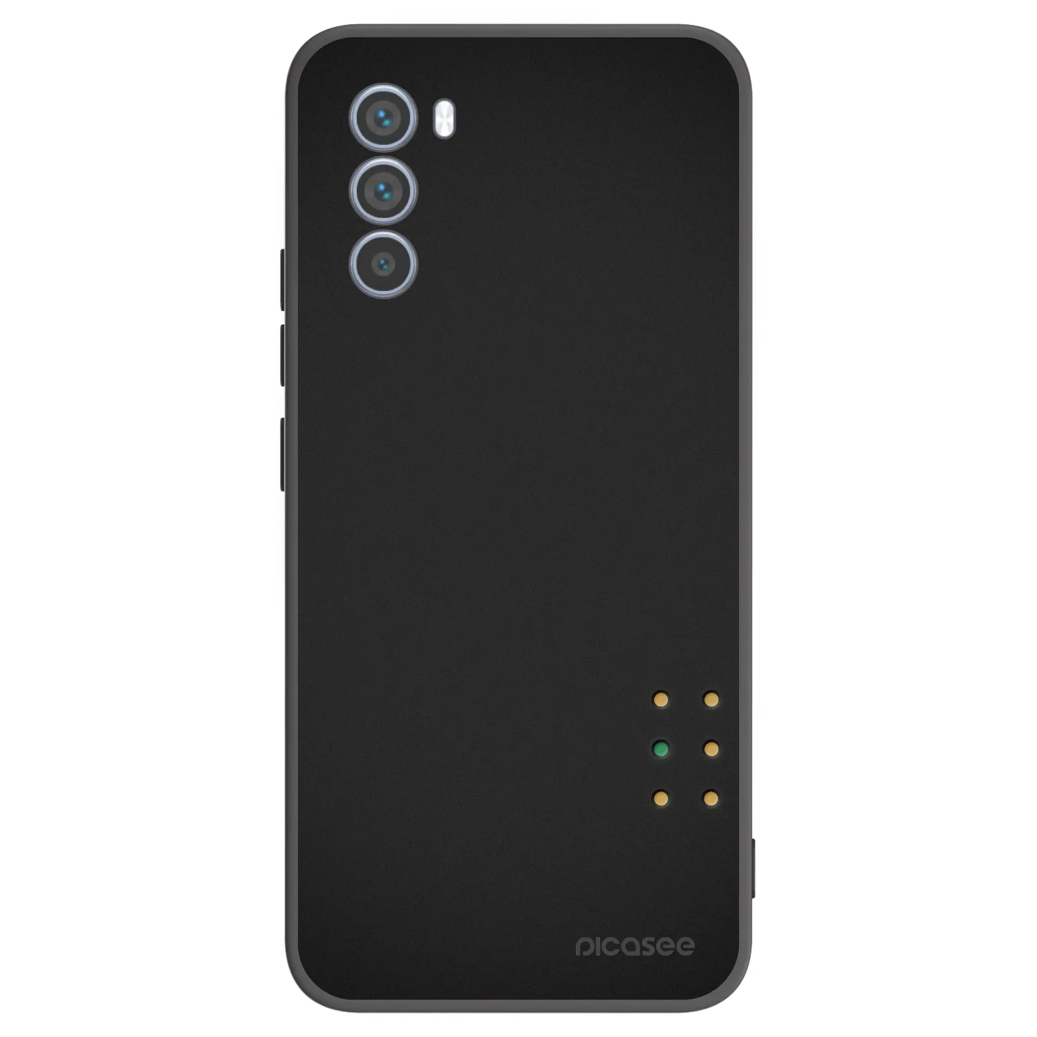 Picasee silikónový čierny obal pre Motorola Moto G62 - Pulse