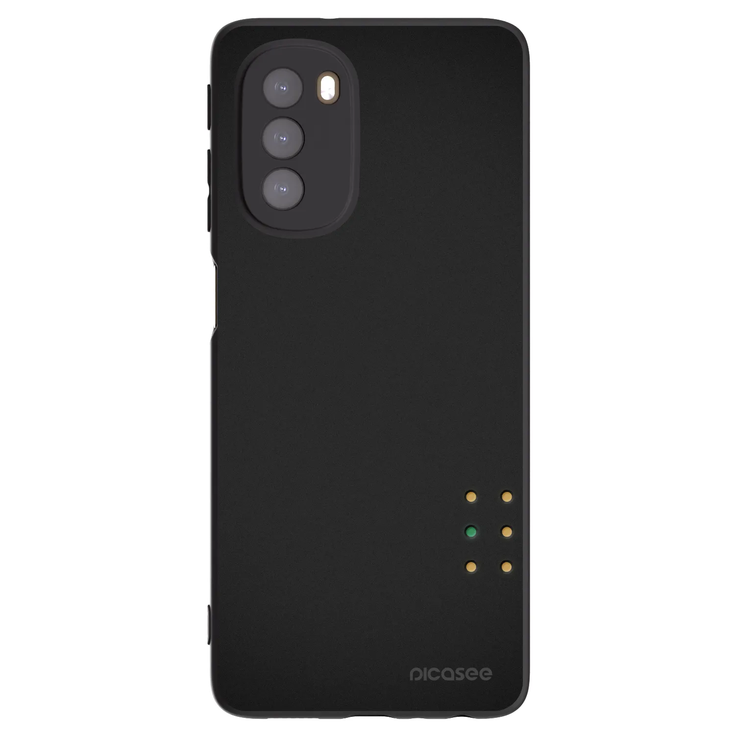 Picasee silikónový čierny obal pre Motorola Moto G51 - Pulse