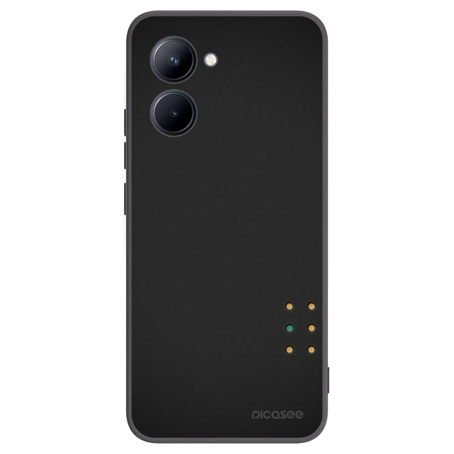 Picasee silikónový čierny obal pre Realme C33 (2023) - Pulse