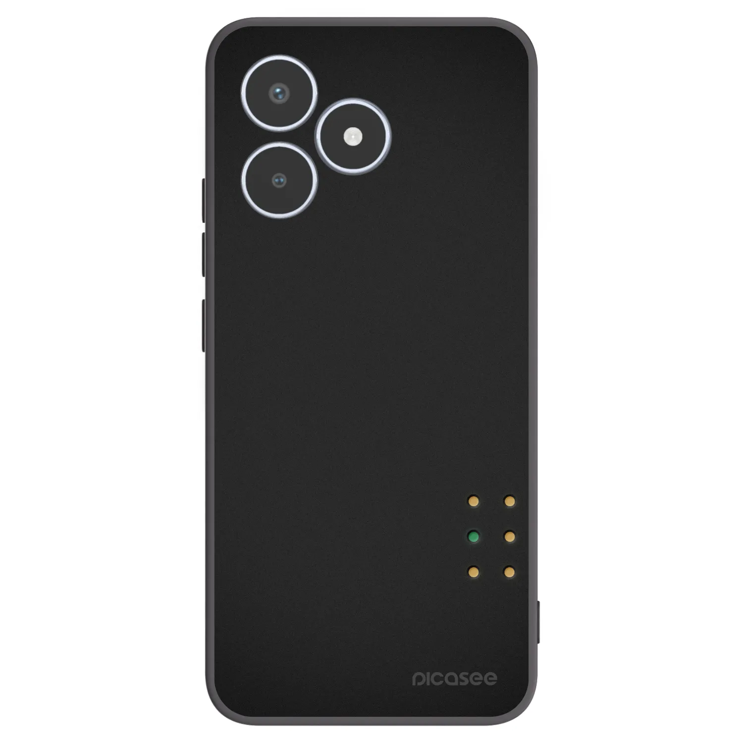 Picasee silikónový čierny obal pre Realme C53 - Pulse