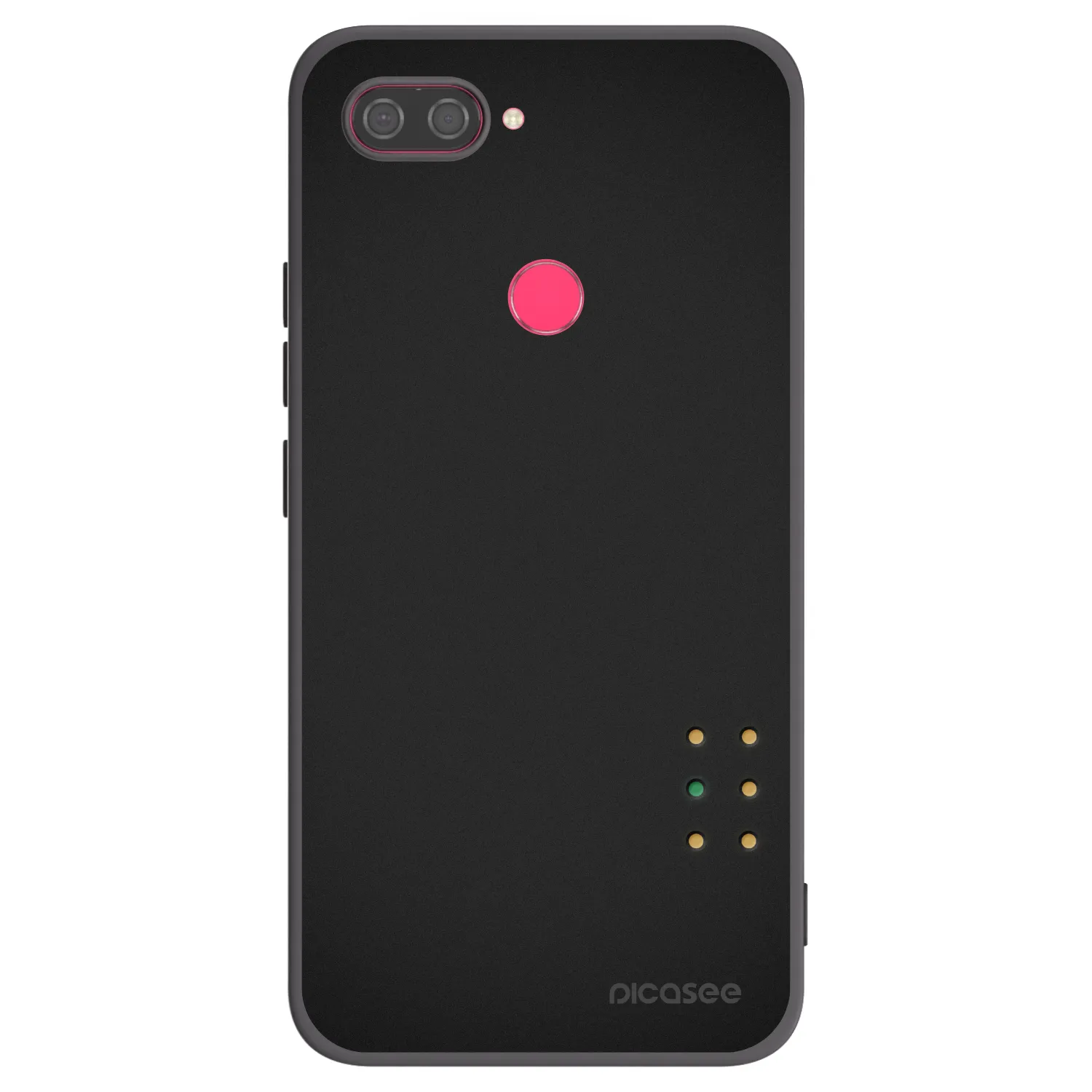 Picasee silikónový čierny obal pre Xiaomi Mi 8 Lite - Pulse