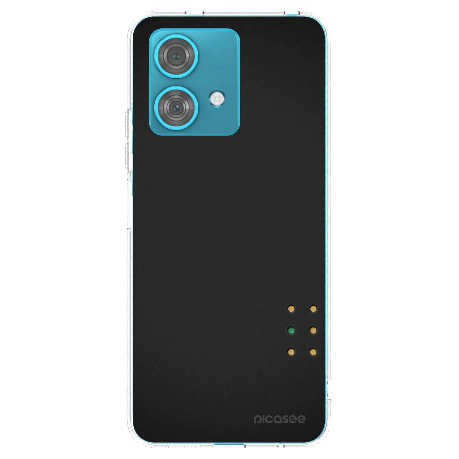Picasee silikónový prehľadný obal pre Motorola Edge 40 Neo - Pulse