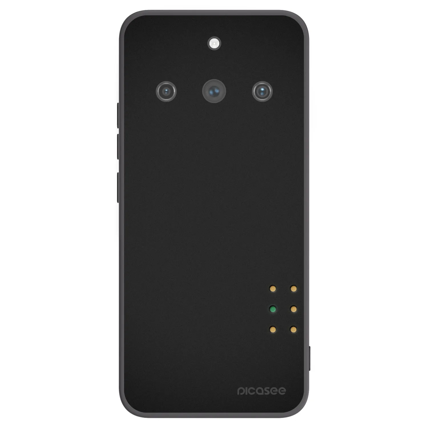 Picasee silikónový čierny obal pre Realme 11 Pro+ - Pulse