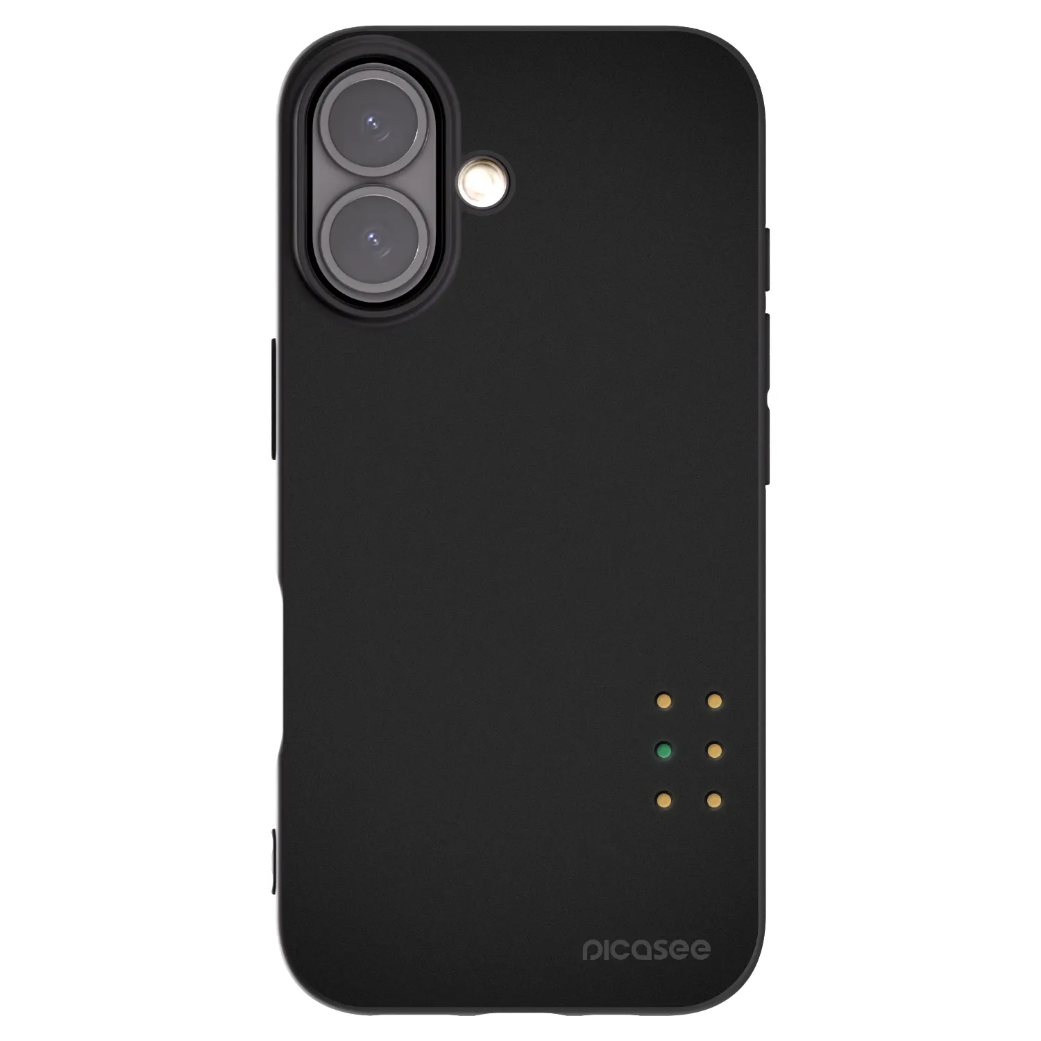 Silikónový čierny obal pre Apple iPhone 16 - Pulse