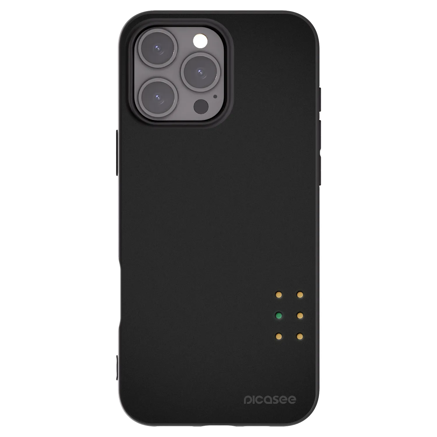 Silikónový čierny obal pre Apple iPhone 16 Pro Max - Pulse