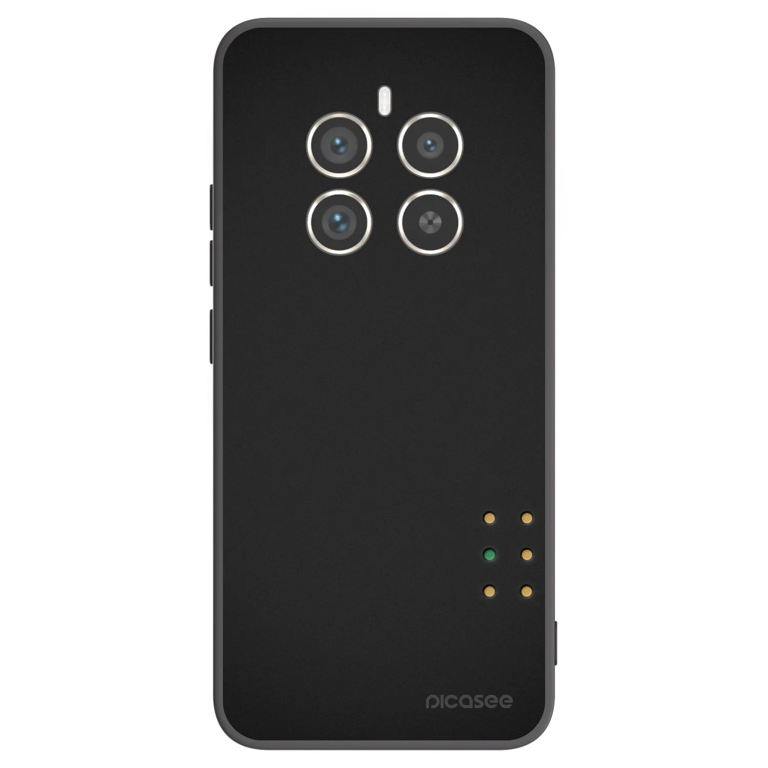 Picasee silikónový čierny obal pre Realme 12 Pro 5G - Pulse