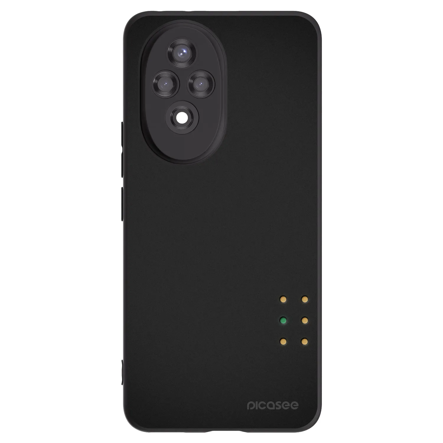 Picasee silikónový čierny obal pre Honor 200 Pro 5G - Pulse