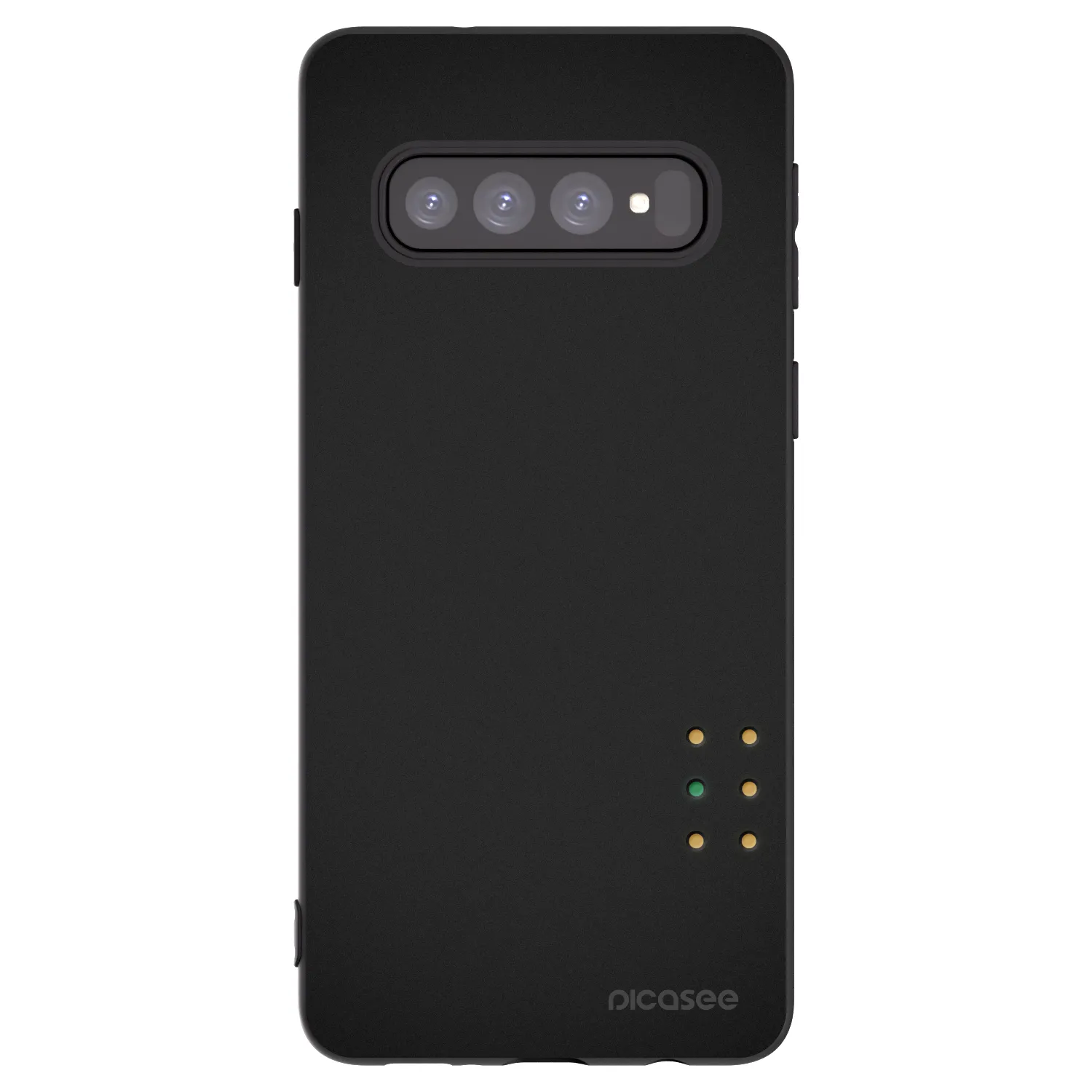 Picasee silikónový čierny obal pre Samsung Galaxy S10 G973 - Pulse