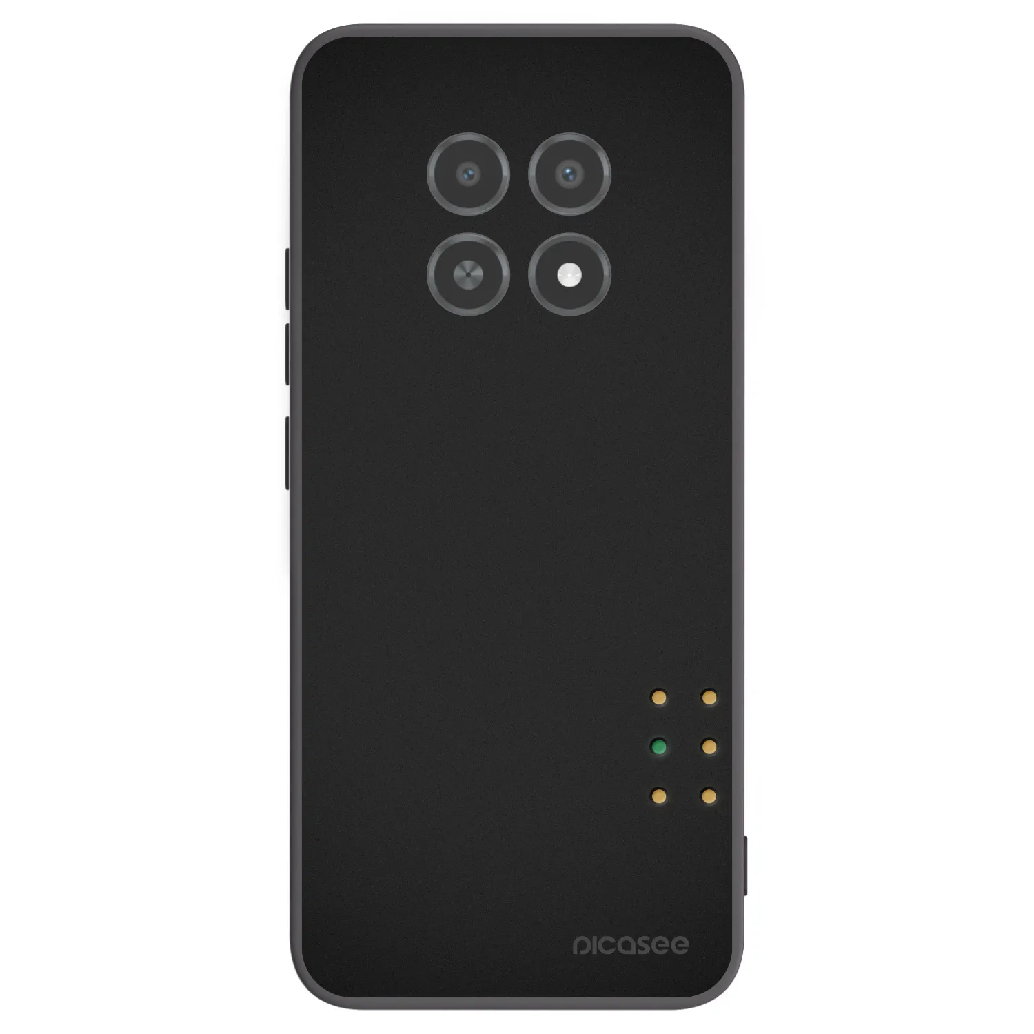 Picasee silikónový čierny obal pre Realme 12X - Pulse