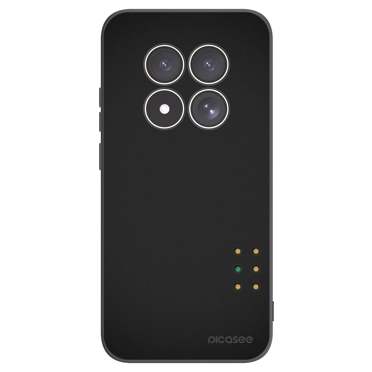 Picasee silikónový čierny obal pre Xiaomi Redmi Note 15 Pro 4G - Pulse