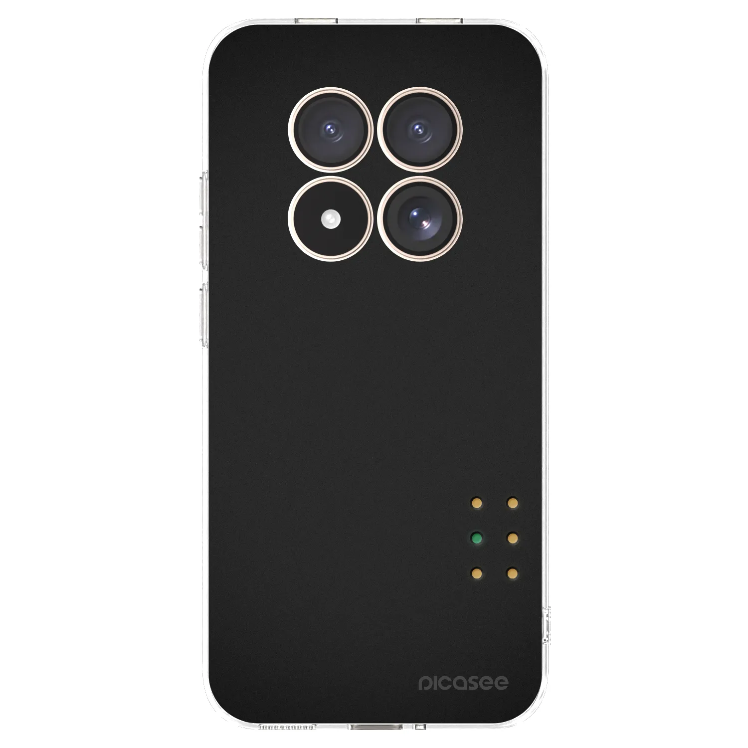 Picasee silikónový prehľadný obal pre Xiaomi Redmi Note 15 Pro 4G - Pulse