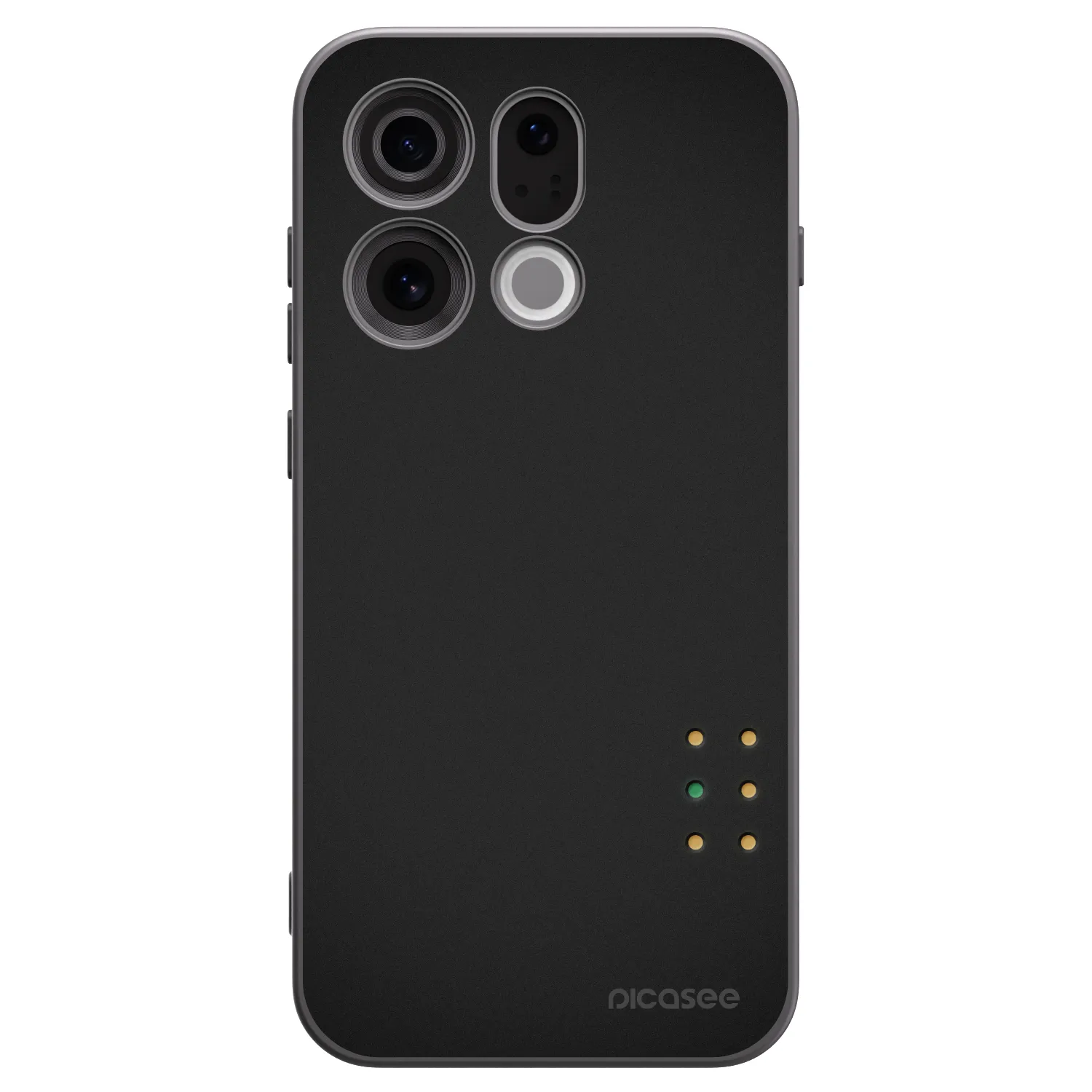 Picasee silikónový čierny obal pre OPPO Find X9 - Pulse
