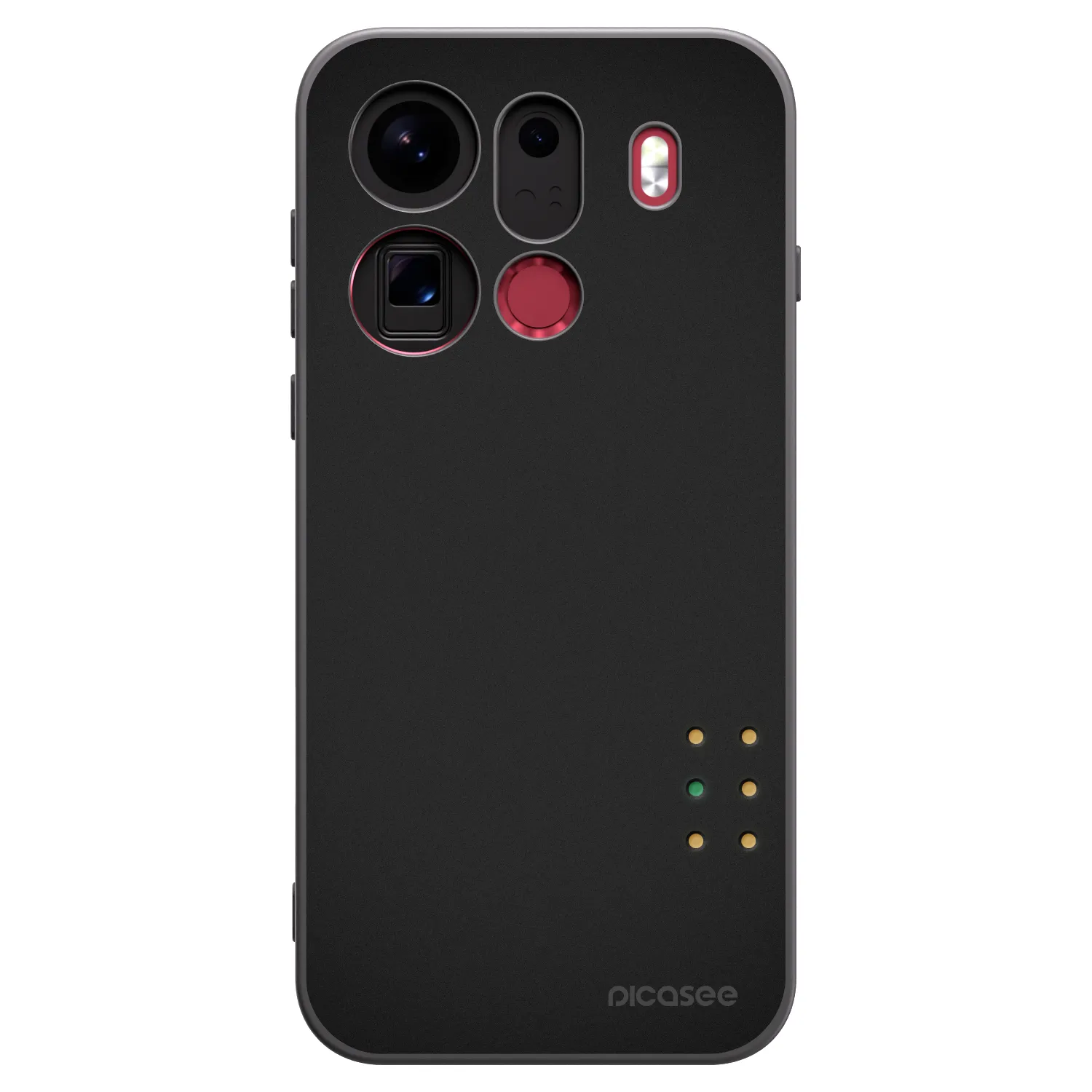 Picasee silikónový čierny obal pre OPPO Find X9 Pro - Pulse