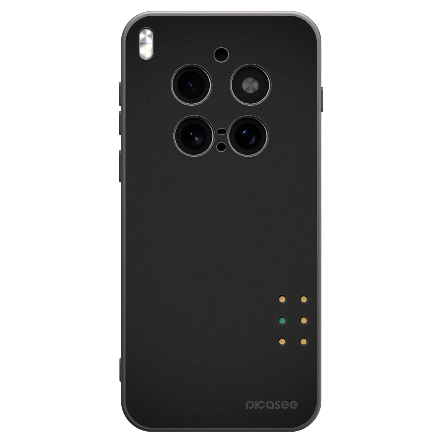 Picasee silikónový čierny obal pre Vivo X300 Pro - Pulse