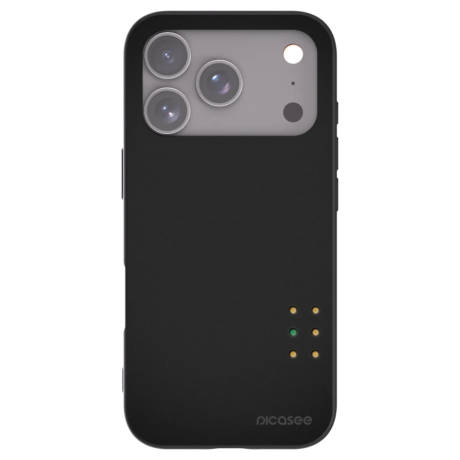 Picasee silikónový čierny obal pre Apple iPhone 18 Pro - Pulse