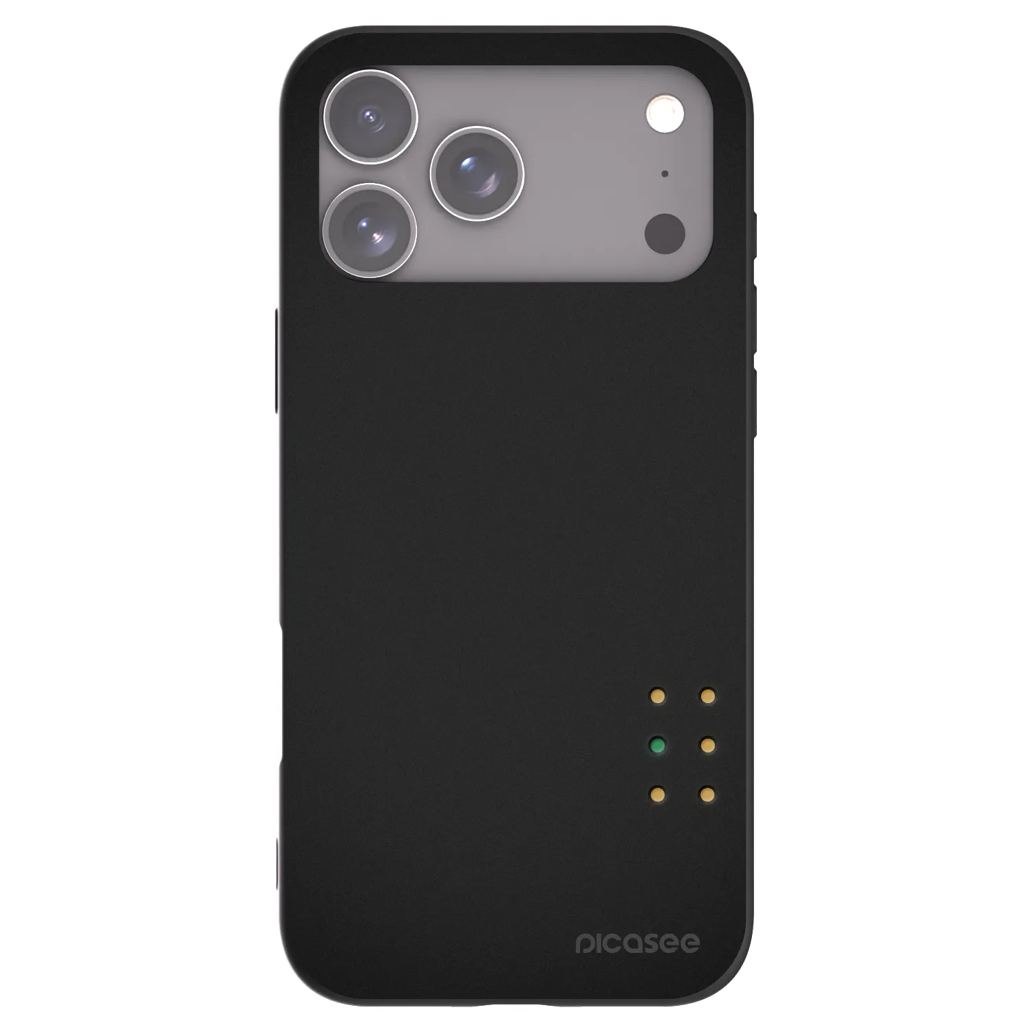 Picasee silikónový čierny obal pre Apple iPhone 18 Pro Max - Pulse