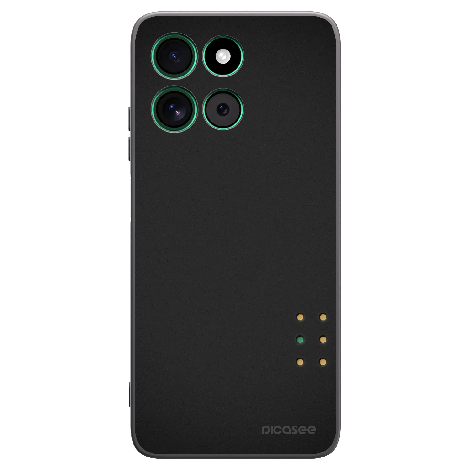 Picasee silikónový čierny obal pre Motorola Moto G57 Power - Pulse