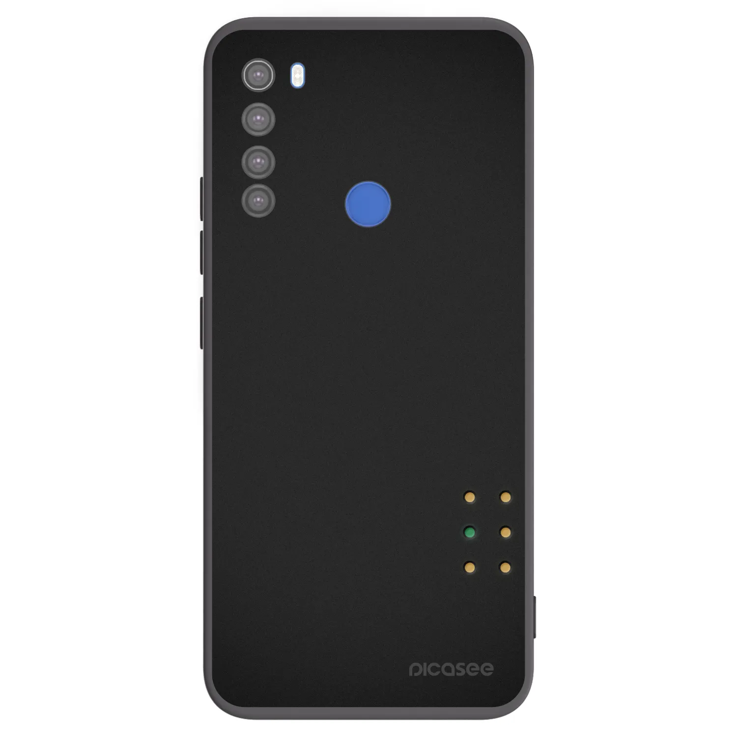 Picasee silikónový čierny obal pre Xiaomi Redmi Note 8T - Pulse