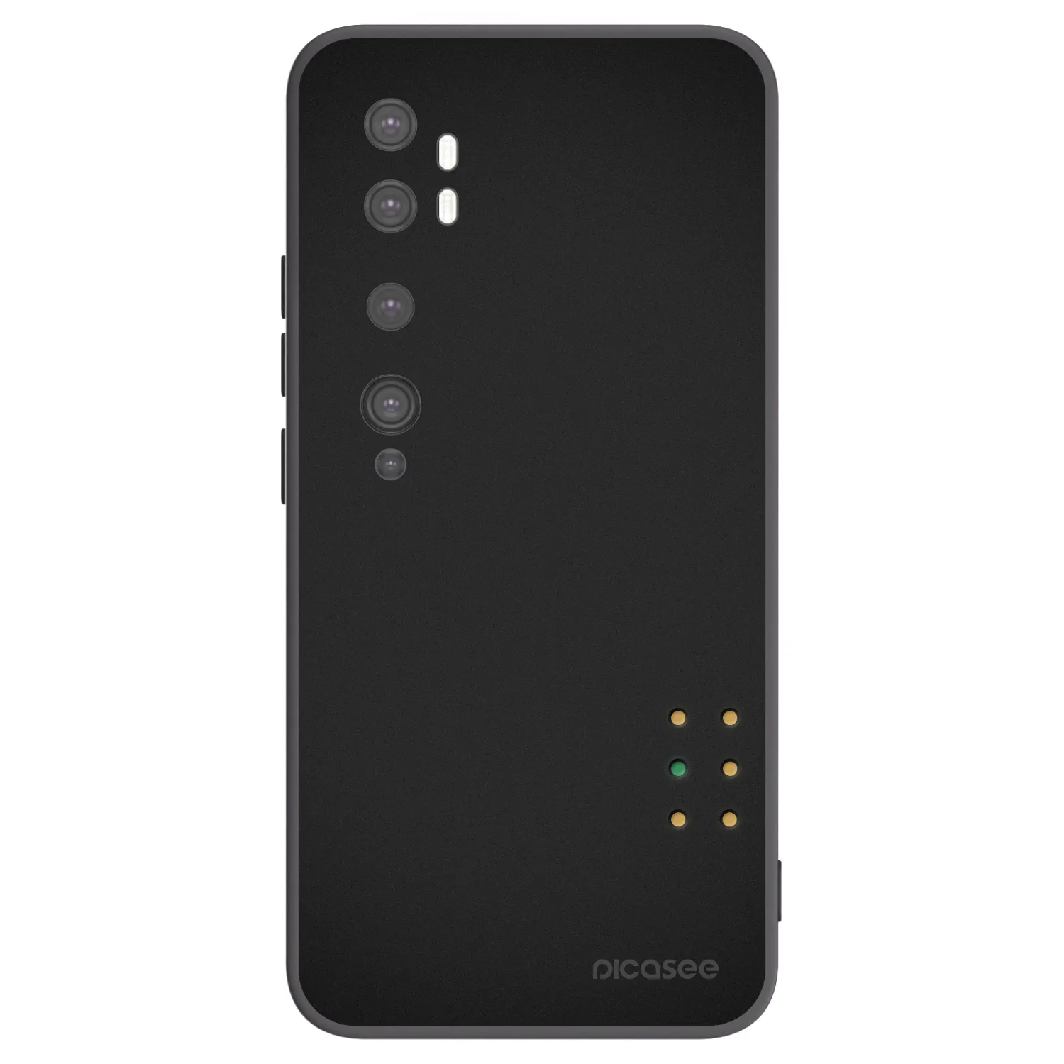 Picasee silikónový čierny obal pre Xiaomi Mi Note 10 (Pro) - Pulse