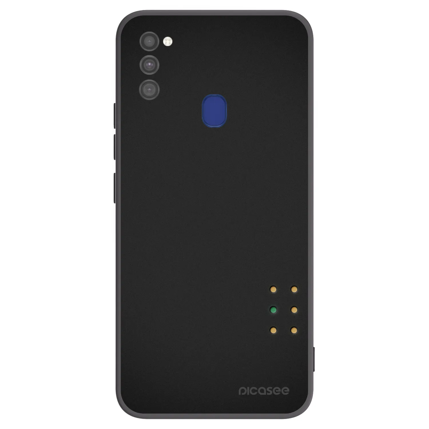 Picasee silikónový čierny obal pre Samsung Galaxy M21 M215F - Pulse