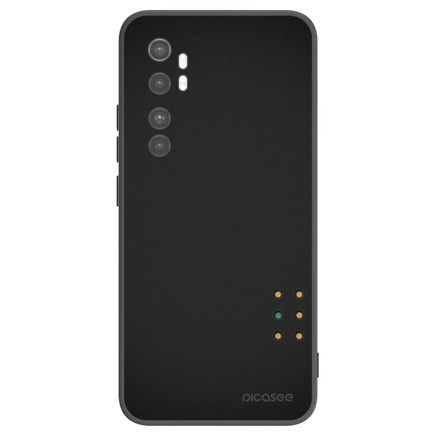 Picasee silikónový čierny obal pre Xiaomi Mi Note 10 Lite - Pulse