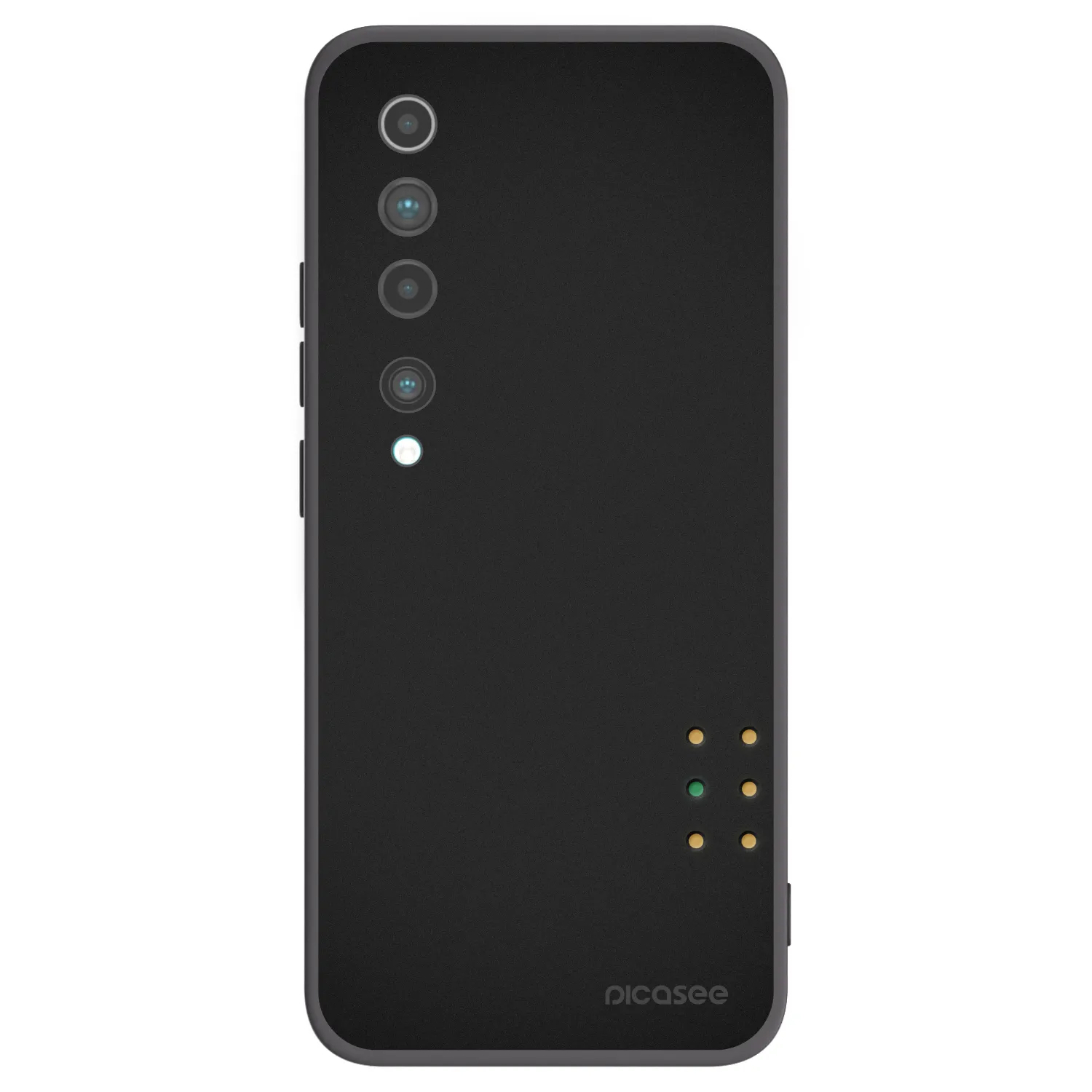 Picasee silikónový čierny obal pre Xiaomi Mi 10 - Pulse