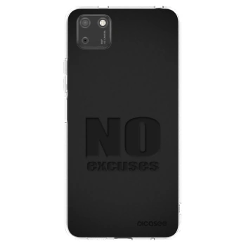 Picasee silikónový prehľadný obal pre Huawei Y5P - No Excuses