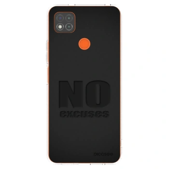 Picasee silikónový prehľadný obal pre Xiaomi Redmi 9C - No Excuses