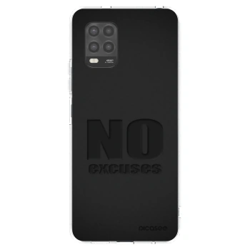 Picasee silikónový prehľadný obal pre Xiaomi Mi 10 Lite - No Excuses