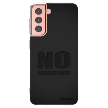 Picasee silikónový prehľadný obal pre Samsung Galaxy S21 5G G991B - No Excuses