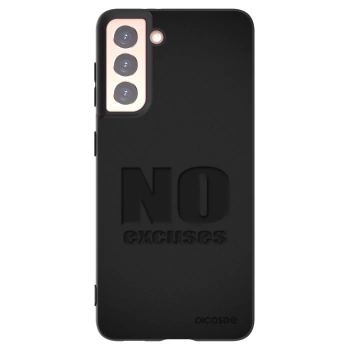 Picasee silikónový čierny obal pre Samsung Galaxy S21 5G G991B - No Excuses