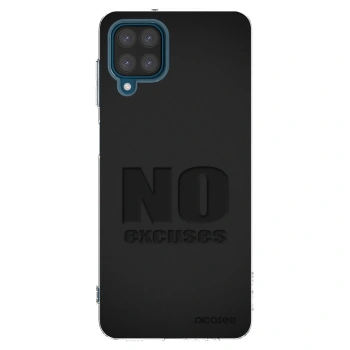 Picasee silikónový prehľadný obal pre Samsung Galaxy A12 A125F - No Excuses