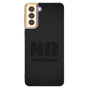 Picasee silikónový prehľadný obal pre Samsung Galaxy S21+ 5G G996F - No Excuses
