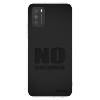 Picasee silikónový prehľadný obal pre Xiaomi Poco M3 - No Excuses