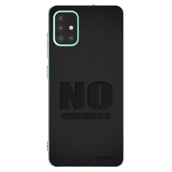 Picasee silikónový prehľadný obal pre Samsung Galaxy M31s - No Excuses