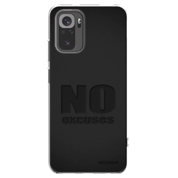 Picasee silikónový prehľadný obal pre Xiaomi Redmi Note 10S - No Excuses