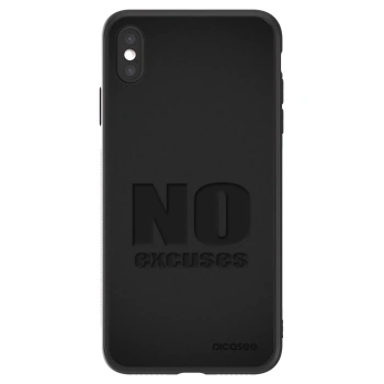 Picasee ULTIMATE CASE pro Apple iPhone XS Max - No Excuses