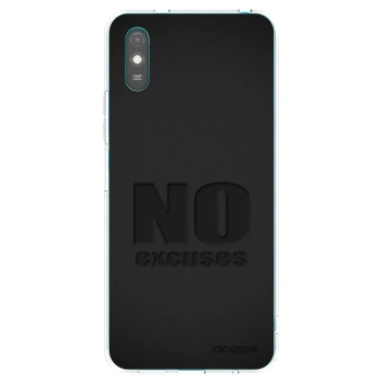 Picasee silikónový prehľadný obal pre Xiaomi Redmi 9AT - No Excuses