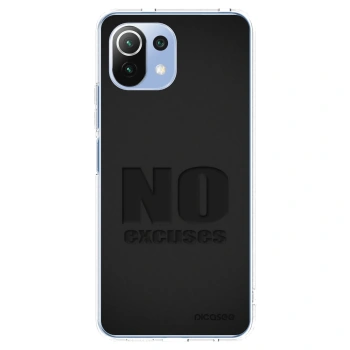Picasee silikónový prehľadný obal pre Xiaomi Mi 11 Lite - No Excuses