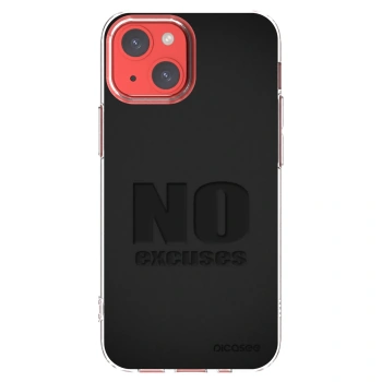 Picasee silikónový prehľadný obal pre Apple iPhone 13 mini - No Excuses