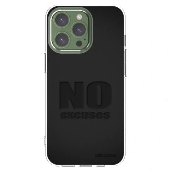 Picasee silikónový prehľadný obal pre Apple iPhone 13 Pro - No Excuses