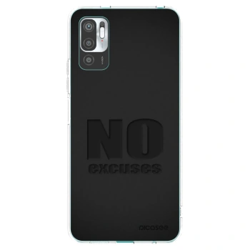 Picasee silikónový prehľadný obal pre Xiaomi Redmi Note 10 5G - No Excuses
